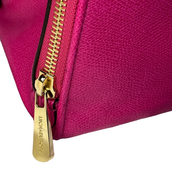 Michael Kors Satchel Leather Handbag Raspberry - Picture 4 of 8